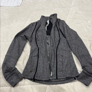 Lululemon Athletica Gray Utility Jacket with High Collar